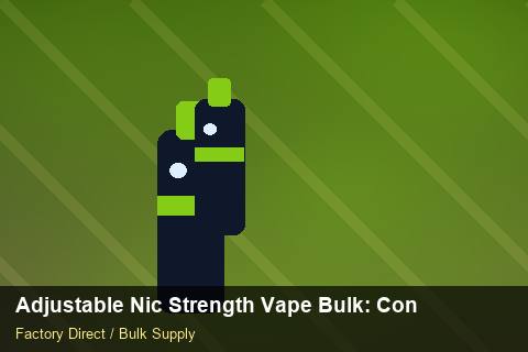Adjustable Nic Strength Vape Bulk — Adjustable Nic Strength Vape Bulk: Contract Essentials — Logo Placement photo 1