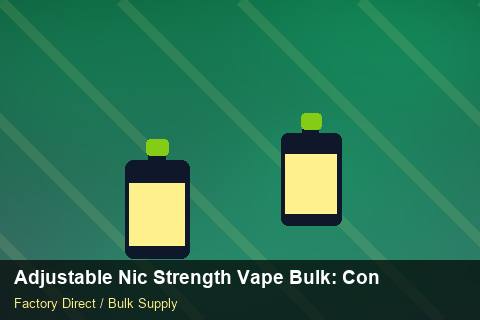 Adjustable Nic Strength Vape Bulk — Adjustable Nic Strength Vape Bulk: Contract Essentials — Logo Placement photo 2