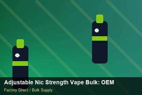 Adjustable Nic Strength Vape Bulk — Adjustable Nic Strength Vape Bulk: OEM & ODM Service — Colour Matching photo 2