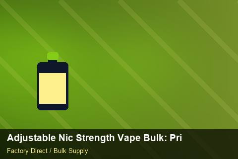 Adjustable Nic Strength Vape Bulk — Adjustable Nic Strength Vape Bulk: Private Label Options — Colour Matching photo 2