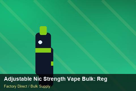 Adjustable Nic Strength Vape Bulk — Adjustable Nic Strength Vape Bulk: Regulatory Update — Colour Matching photo 2