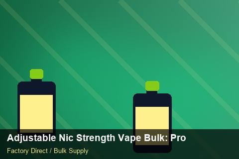 Adjustable Nic Strength Vape Bulk — Adjustable Nic Strength Vape Bulk: Production Capacity — Colour Matching photo 1