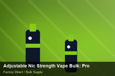 Adjustable Nic Strength Vape Bulk — Adjustable Nic Strength Vape Bulk: Production Capacity — Colour Matching photo 2