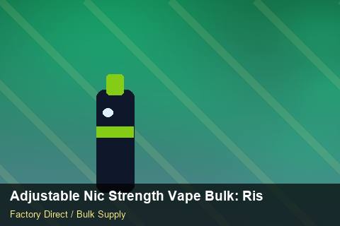 Adjustable Nic Strength Vape Bulk — Adjustable Nic Strength Vape Bulk: Risk Management — Colour Matching photo 1