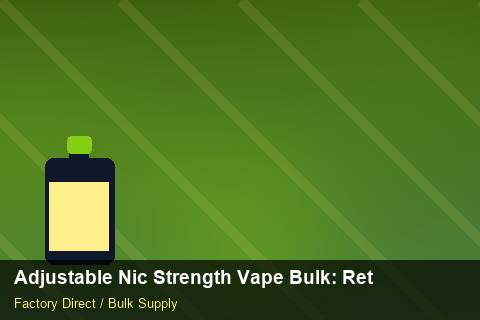 Adjustable Nic Strength Vape Bulk — Adjustable Nic Strength Vape Bulk: Returns & Warranty — Colour Matching photo 2