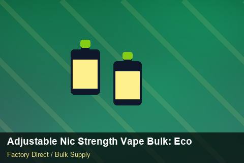 Adjustable Nic Strength Vape Bulk — Adjustable Nic Strength Vape Bulk: Eco-Friendly Materials — Colour Matching photo 1