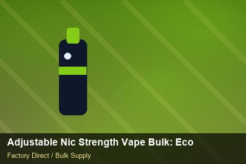 Adjustable Nic Strength Vape Bulk — Adjustable Nic Strength Vape Bulk: Eco-Friendly Materials — Colour Matching photo 2