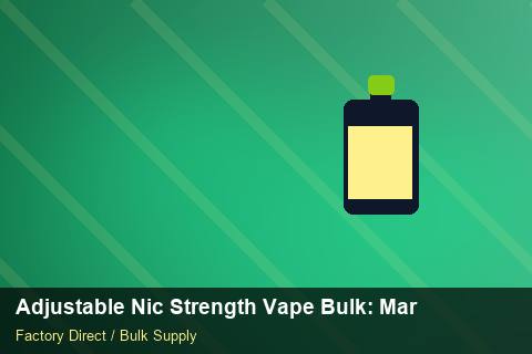 Adjustable Nic Strength Vape Bulk — Adjustable Nic Strength Vape Bulk: Margin Calculator — Colour Matching photo 1