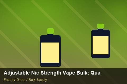 Adjustable Nic Strength Vape Bulk — Adjustable Nic Strength Vape Bulk: Quality Control Process — Artwork Specs photo 2