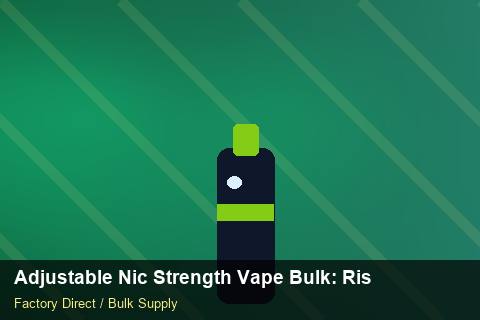 Adjustable Nic Strength Vape Bulk — Adjustable Nic Strength Vape Bulk: Risk Management — Artwork Specs photo 1