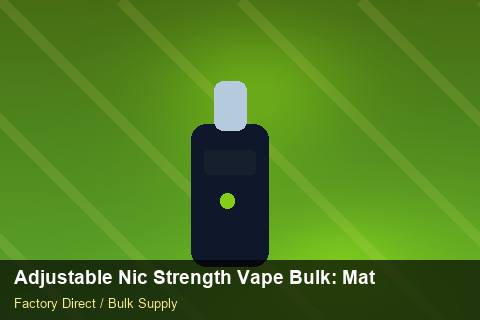 Adjustable Nic Strength Vape Bulk — Adjustable Nic Strength Vape Bulk: Material & Ingredients — Artwork Specs photo 2