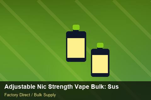 Adjustable Nic Strength Vape Bulk — Adjustable Nic Strength Vape Bulk: Sustainability — Artwork Specs photo 1