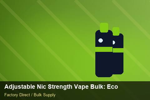 Adjustable Nic Strength Vape Bulk — Adjustable Nic Strength Vape Bulk: Eco-Friendly Materials — Artwork Specs photo 2