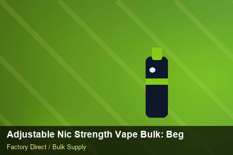 Adjustable Nic Strength Vape Bulk — Adjustable Nic Strength Vape Bulk: Beginner's Guide — Artwork Specs photo 1