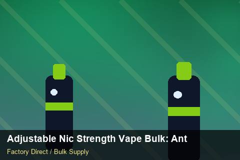 Adjustable Nic Strength Vape Bulk — Adjustable Nic Strength Vape Bulk: Anti-Counterfeit Measures — Artwork Specs photo 2