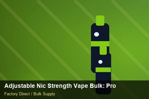 Adjustable Nic Strength Vape Bulk — Adjustable Nic Strength Vape Bulk: Product Launch Playbook — Artwork Specs photo 2