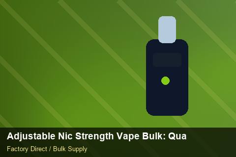 Adjustable Nic Strength Vape Bulk — Adjustable Nic Strength Vape Bulk: Quality Inspection Checklist — Carton Printing photo 1