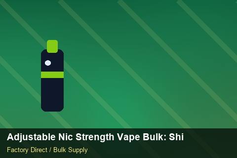 Adjustable Nic Strength Vape Bulk — Adjustable Nic Strength Vape Bulk: Shipping & Logistics — Carton Printing photo 1
