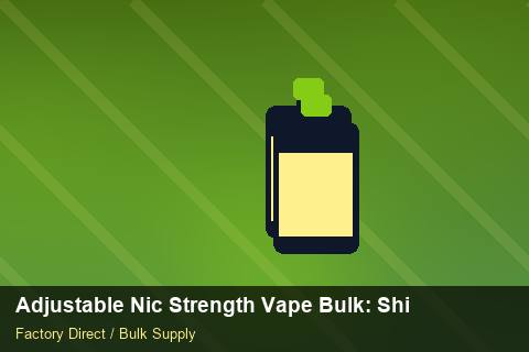 Adjustable Nic Strength Vape Bulk — Adjustable Nic Strength Vape Bulk: Shipping & Logistics — Carton Printing photo 2