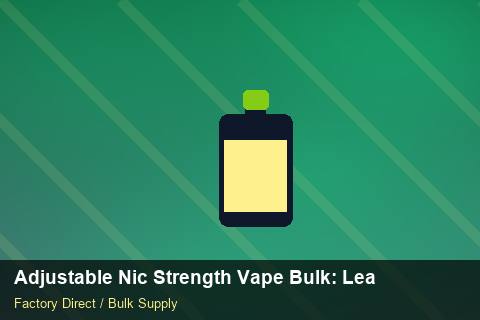 Adjustable Nic Strength Vape Bulk — Adjustable Nic Strength Vape Bulk: Lead Time & MOQ — Carton Printing photo 1