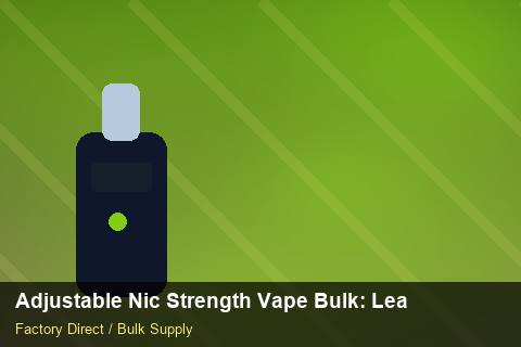 Adjustable Nic Strength Vape Bulk — Adjustable Nic Strength Vape Bulk: Lead Time & MOQ — Carton Printing photo 2