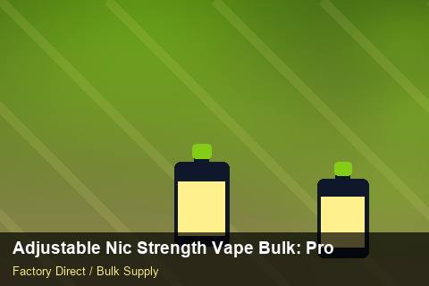 Adjustable Nic Strength Vape Bulk — Adjustable Nic Strength Vape Bulk: Procurement Strategy — Carton Printing photo 1
