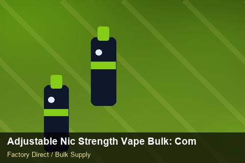 Adjustable Nic Strength Vape Bulk — Adjustable Nic Strength Vape Bulk: Compliance Standards — Carton Printing photo 1