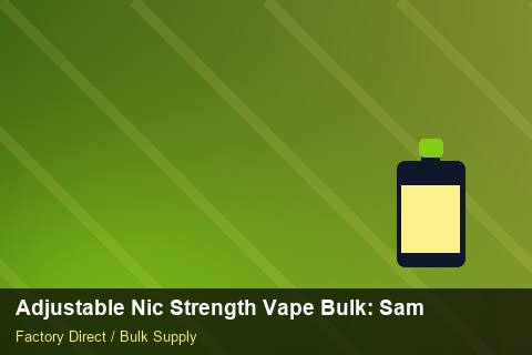 Adjustable Nic Strength Vape Bulk — Adjustable Nic Strength Vape Bulk: Sample Policy — Carton Printing photo 2