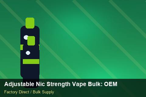 Adjustable Nic Strength Vape Bulk — Adjustable Nic Strength Vape Bulk: OEM & ODM Service — Carton Printing photo 2