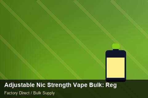 Adjustable Nic Strength Vape Bulk — Adjustable Nic Strength Vape Bulk: Regulatory Update — Carton Printing photo 1