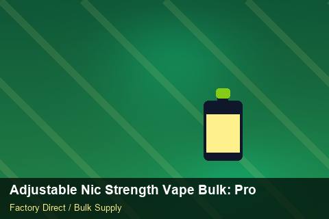 Adjustable Nic Strength Vape Bulk — Adjustable Nic Strength Vape Bulk: Production Capacity — Carton Printing photo 1