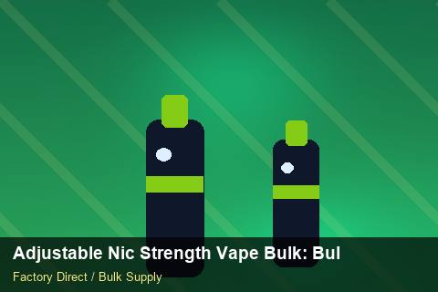Adjustable Nic Strength Vape Bulk — Adjustable Nic Strength Vape Bulk: Bulk Supplier Guide — Barcode Setup photo 1