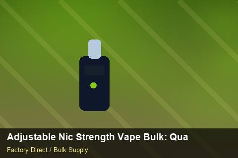 Adjustable Nic Strength Vape Bulk — Adjustable Nic Strength Vape Bulk: Quality Inspection Checklist — Barcode Setup photo 1