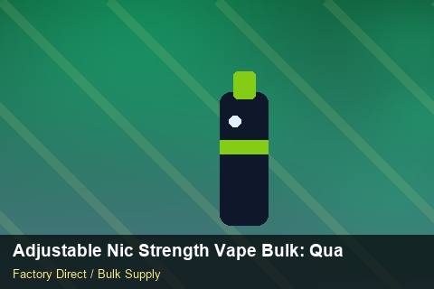 Adjustable Nic Strength Vape Bulk — Adjustable Nic Strength Vape Bulk: Quality Inspection Checklist — Barcode Setup photo 2