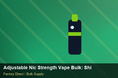 Adjustable Nic Strength Vape Bulk — Adjustable Nic Strength Vape Bulk: Shipping & Logistics — Barcode Setup photo 1