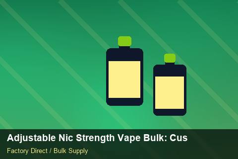 Adjustable Nic Strength Vape Bulk — Adjustable Nic Strength Vape Bulk: Customs Documentation — Barcode Setup photo 2