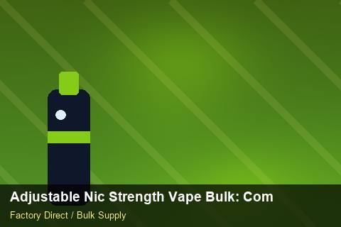 Adjustable Nic Strength Vape Bulk — Adjustable Nic Strength Vape Bulk: Compliance Standards — Barcode Setup photo 1