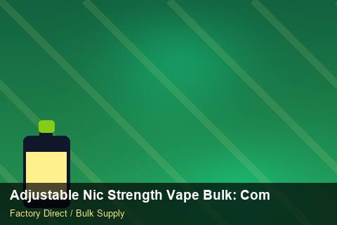 Adjustable Nic Strength Vape Bulk — Adjustable Nic Strength Vape Bulk: Compliance Standards — Barcode Setup photo 2