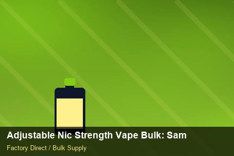 Adjustable Nic Strength Vape Bulk — Adjustable Nic Strength Vape Bulk: Sample Policy — Barcode Setup photo 2
