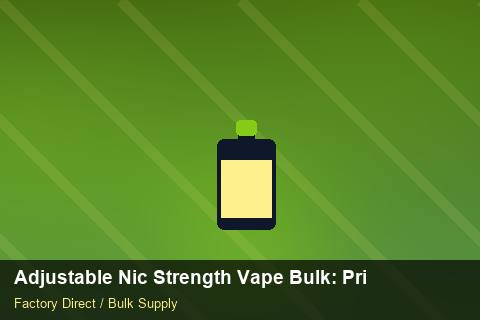 Adjustable Nic Strength Vape Bulk — Adjustable Nic Strength Vape Bulk: Private Label Options — Barcode Setup photo 2