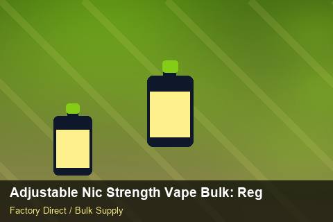 Adjustable Nic Strength Vape Bulk — Adjustable Nic Strength Vape Bulk: Regulatory Update — Barcode Setup photo 1