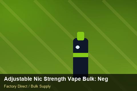 Adjustable Nic Strength Vape Bulk — Adjustable Nic Strength Vape Bulk: Negotiation Tips — Barcode Setup photo 1
