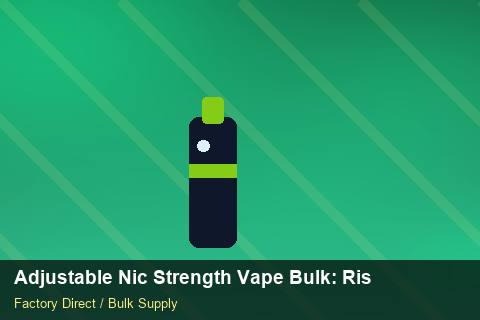 Adjustable Nic Strength Vape Bulk — Adjustable Nic Strength Vape Bulk: Risk Management — Barcode Setup photo 1