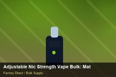 Adjustable Nic Strength Vape Bulk — Adjustable Nic Strength Vape Bulk: Material & Ingredients — Barcode Setup photo 2