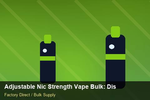 Adjustable Nic Strength Vape Bulk — Adjustable Nic Strength Vape Bulk: Distribution Channels — Barcode Setup photo 2