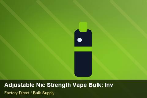 Adjustable Nic Strength Vape Bulk — Adjustable Nic Strength Vape Bulk: Inventory Management — Barcode Setup photo 1