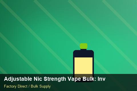 Adjustable Nic Strength Vape Bulk — Adjustable Nic Strength Vape Bulk: Inventory Management — Barcode Setup photo 2