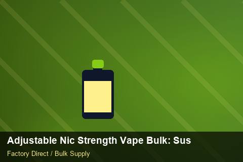 Adjustable Nic Strength Vape Bulk — Adjustable Nic Strength Vape Bulk: Sustainability — Barcode Setup photo 1