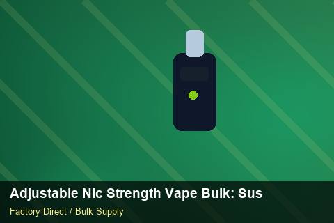 Adjustable Nic Strength Vape Bulk — Adjustable Nic Strength Vape Bulk: Sustainability — Barcode Setup photo 2