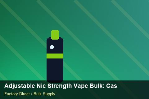 Adjustable Nic Strength Vape Bulk — Adjustable Nic Strength Vape Bulk: Case Studies — Barcode Setup photo 1